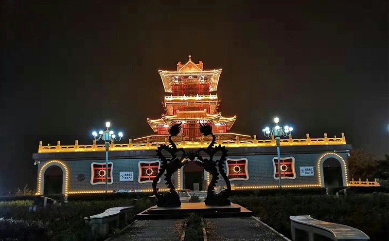 河北省青龍縣青龍閣亮化項目